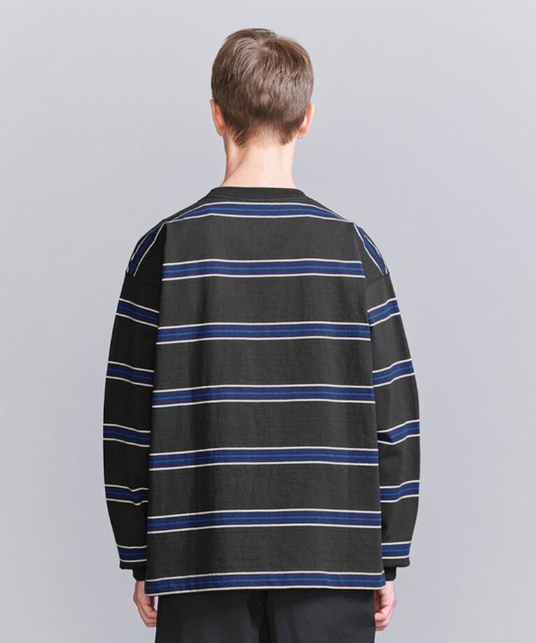 BEAUTY&YOUTH UNITED ARROWS「10oz ヘビー ボーダー クルーネック カットソー」|Tシャツ・カットソー|
