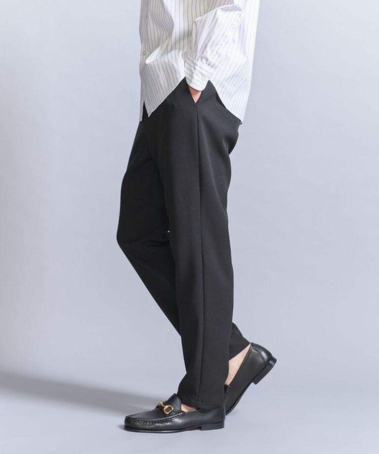 BEAUTY&YOUTH UNITED ARROWS「TORAY WLZ 1プリーツ テーパードパンツ ‐セットアップ対応‐」|チノ|
