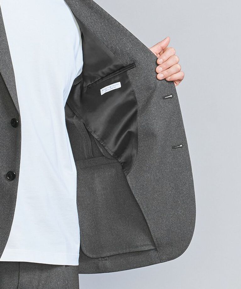 BEAUTY&YOUTH UNITED ARROWS「【WEB限定 WARDROBE SMART】LANATEC セットアップ/背抜きジャケット＆イージーパンツ」|スーツ|