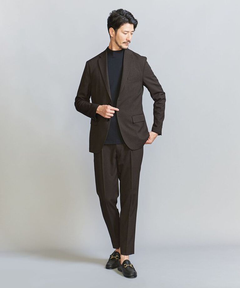 BEAUTY&YOUTH UNITED ARROWS「【WEB限定 WARDROBE SMART】LANATEC セットアップ/背抜きジャケット＆イージーパンツ」|スーツ|