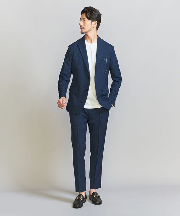 BEAUTY&YOUTH UNITED ARROWS「【WEB限定 WARDROBE SMART】LANATEC セットアップ/背抜きジャケット＆イージーパンツ」|スーツ|