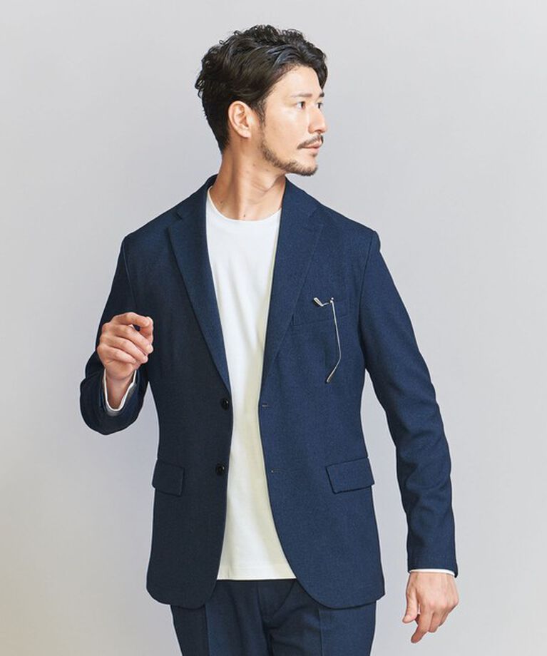 BEAUTY&YOUTH UNITED ARROWS「【WEB限定 WARDROBE SMART】LANATEC セットアップ/背抜きジャケット＆イージーパンツ」|スーツ|