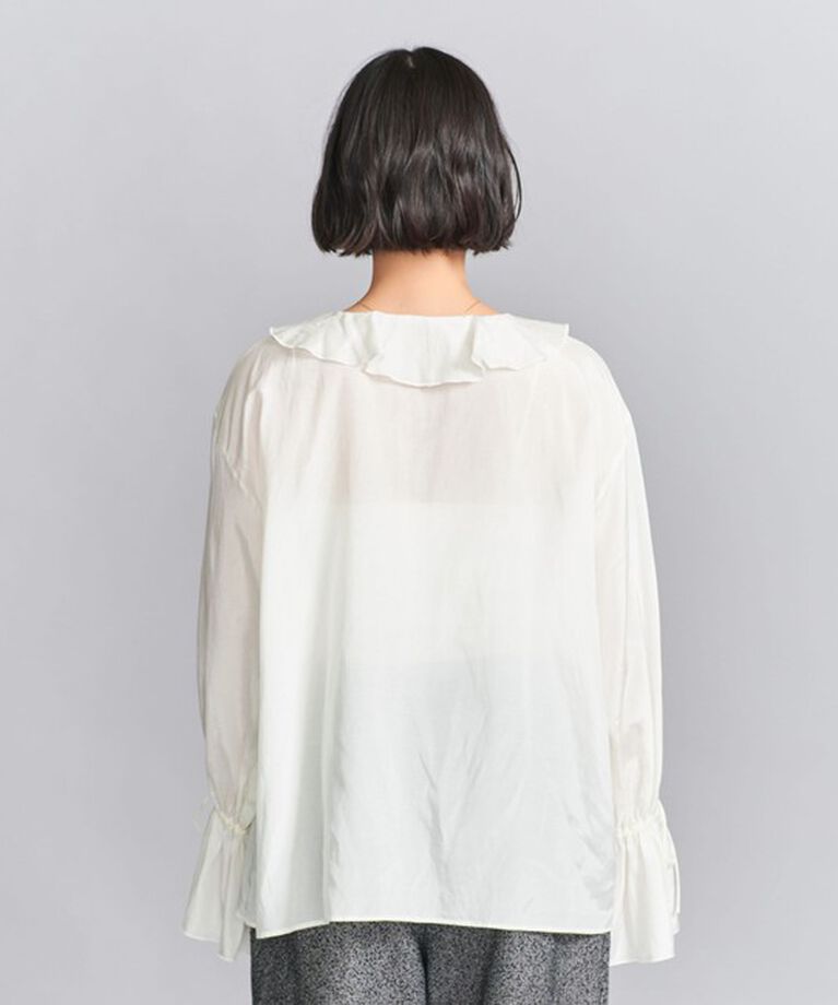 BEAUTY&YOUTH UNITED ARROWS「レーヨンコットンローン ラッフルシャツ」|シャツ・ブラウス|