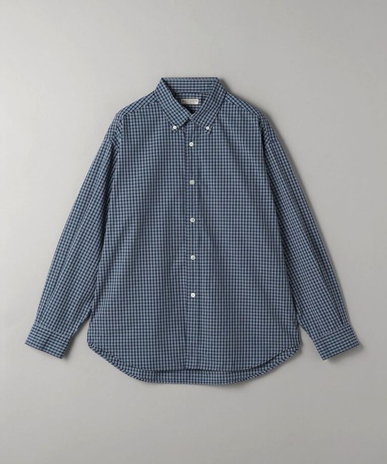 BEAUTY&YOUTH UNITED ARROWS「ミニチェック ボタンダウンフォルム シャツ」|シャツ・ブラウス|