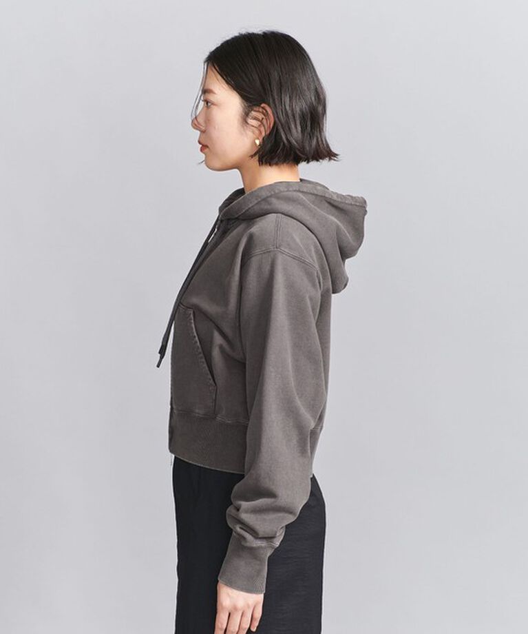 BEAUTY&YOUTH UNITED ARROWS「コットン ショートフロントジップパーカ」|カーディガン|