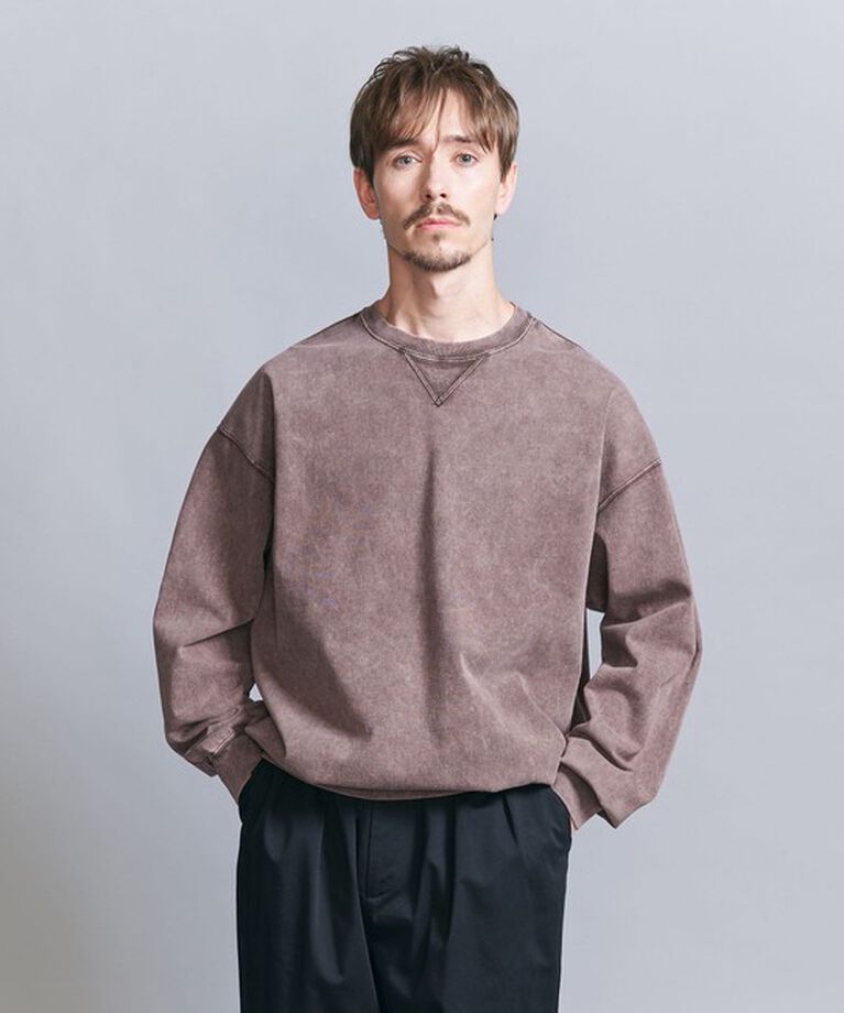 BEAUTY&YOUTH UNITED ARROWS「 FADE TEE クルーネック スウェット」|Tシャツ・カットソー|LT.PINK