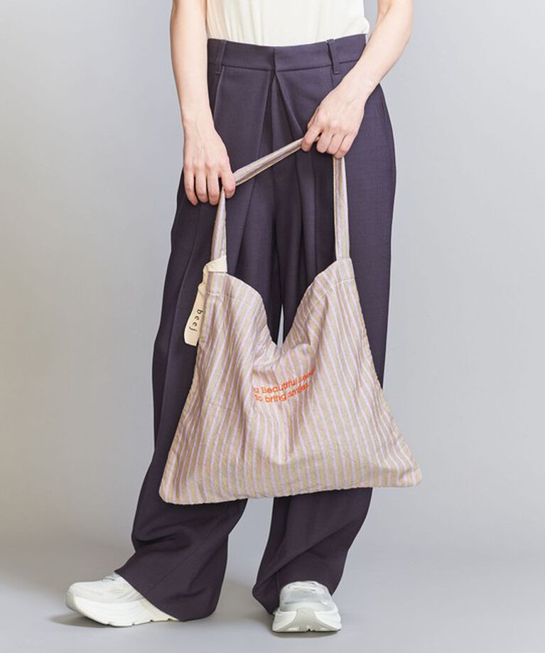 BEAUTY&YOUTH UNITED ARROWS「【別注】＜beej＞ストライプ エンブロイダリー ショルダーバッグ」|ショルダー・メッセンジャー|