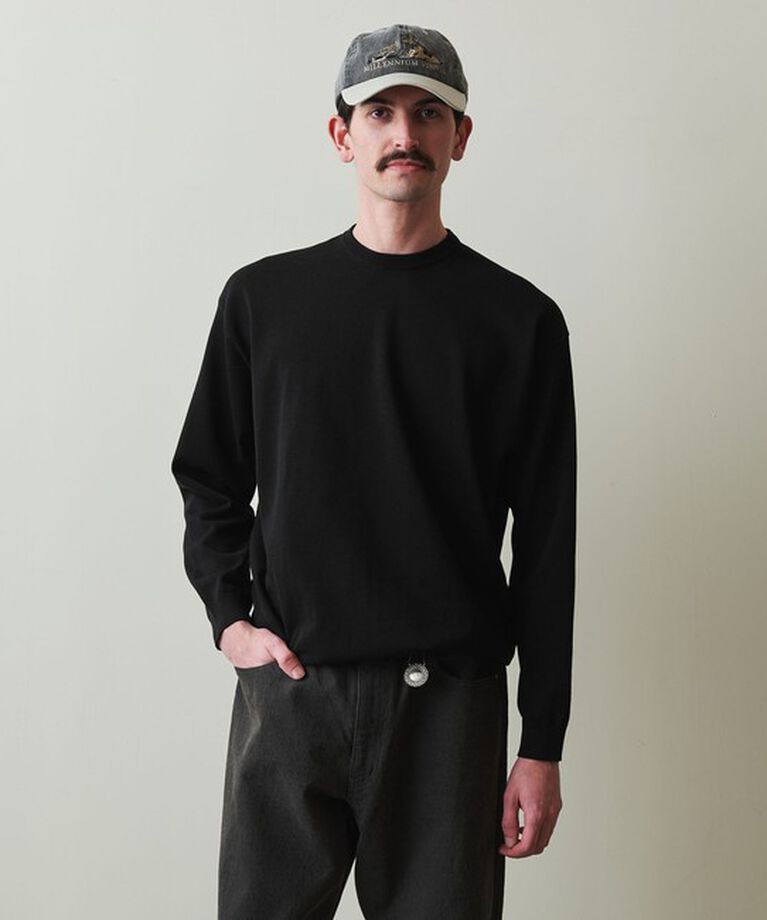 STEVEN ALAN「＜Steven Alan＞ ハイツイスト クルーネック ニット LOOSE」|ニット・セーター|