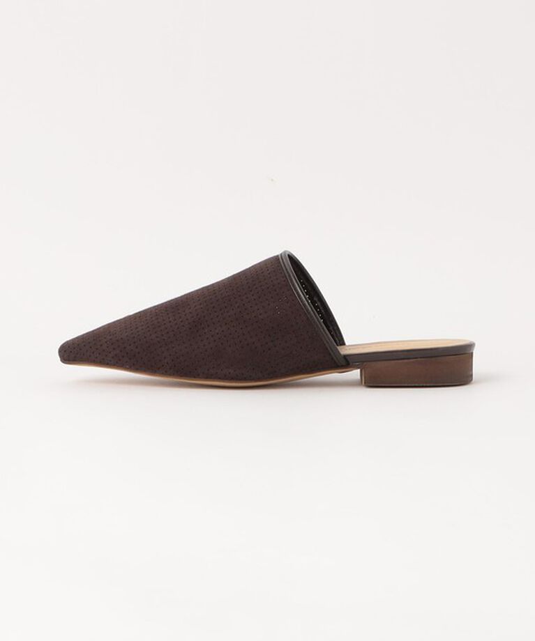 STEVEN ALAN「＜Steven Alan＞スエード パンチング ミュール」|その他|DK.BROWN