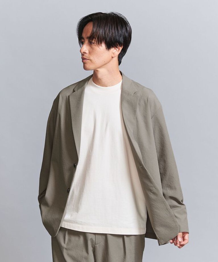 BEAUTY&YOUTH UNITED ARROWS「KOMATSU PACK 2ボタン リラックスシルエット ジャケット -セットアップ対応 撥水機能-」|テーラードジャケット|BEIGE