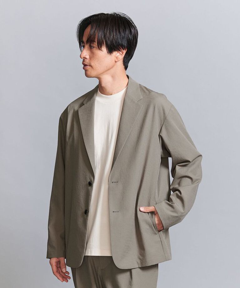 BEAUTY&YOUTH UNITED ARROWS「KOMATSU PACK 2ボタン リラックスシルエット ジャケット -セットアップ対応 撥水機能-」|テーラードジャケット|
