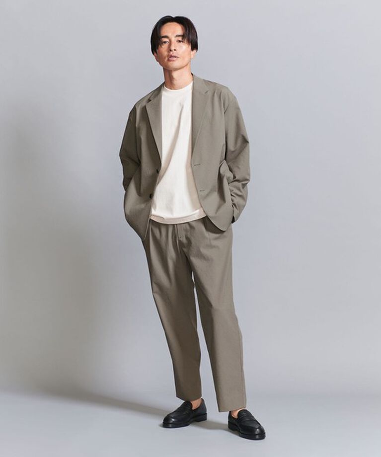 BEAUTY&YOUTH UNITED ARROWS「KOMATSU PACK 2ボタン リラックスシルエット ジャケット -セットアップ対応 撥水機能-」|テーラードジャケット|