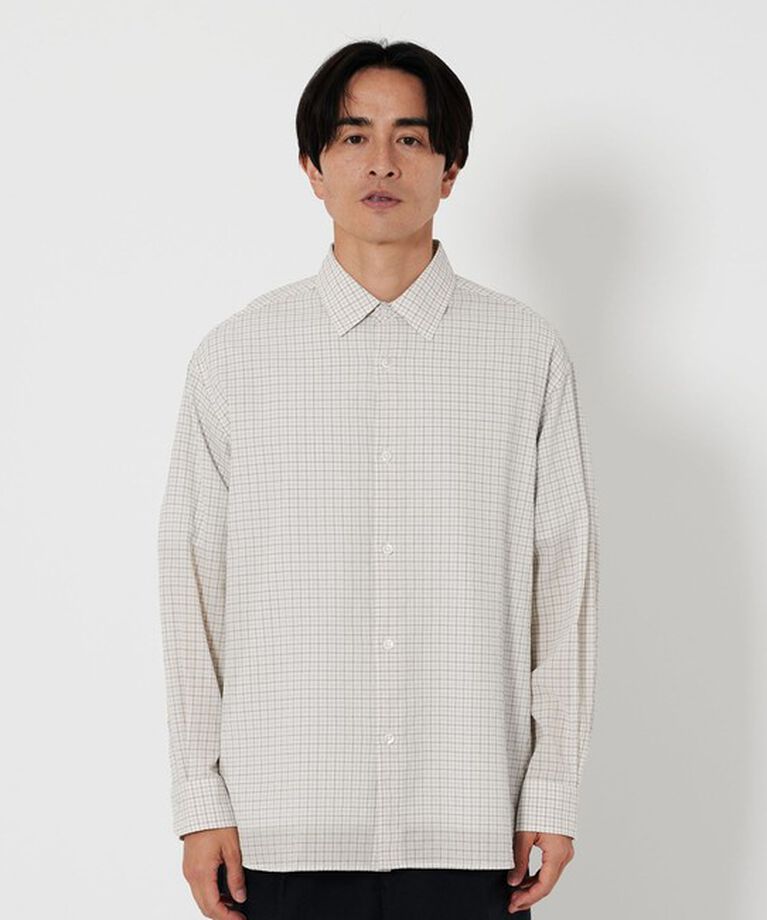 BEAUTY&YOUTH UNITED ARROWS「シャーリング チェック レギュラー グランデシャツ」|シャツ・ブラウス|