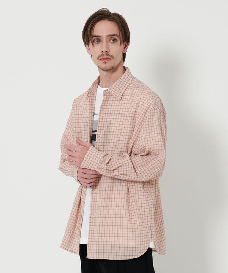 BEAUTY&YOUTH UNITED ARROWS「シャーリング チェック レギュラー グランデシャツ」|シャツ・ブラウス|SHERBET