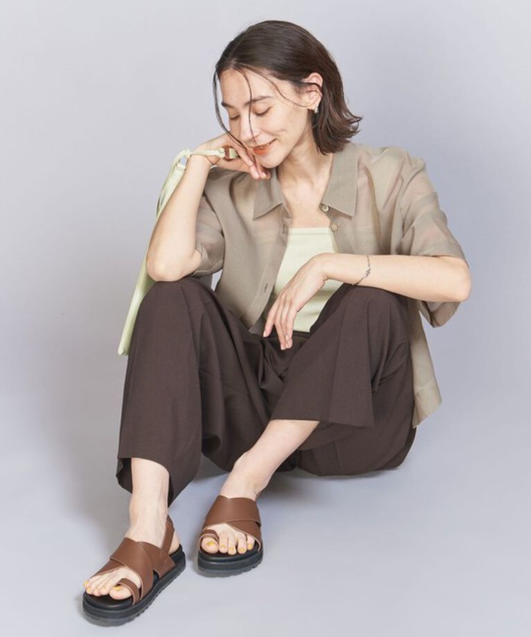 BEAUTY&YOUTH UNITED ARROWS「ビッグクロス バックストラップ サンダル」|サンダル|