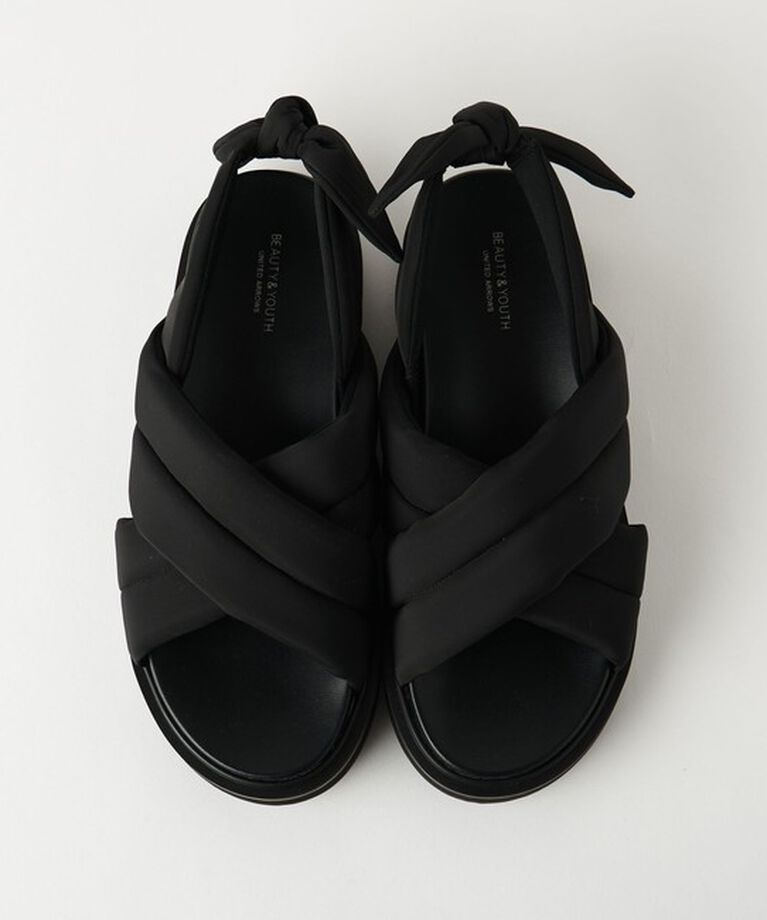BEAUTY&YOUTH UNITED ARROWS「バックリボンストラップ サンダル」|サンダル|