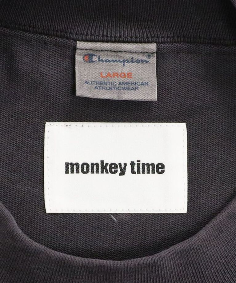MONKEY TIME「＜Champion × monkey time＞ ピグメント リブ Tシャツ」|Tシャツ・カットソー|