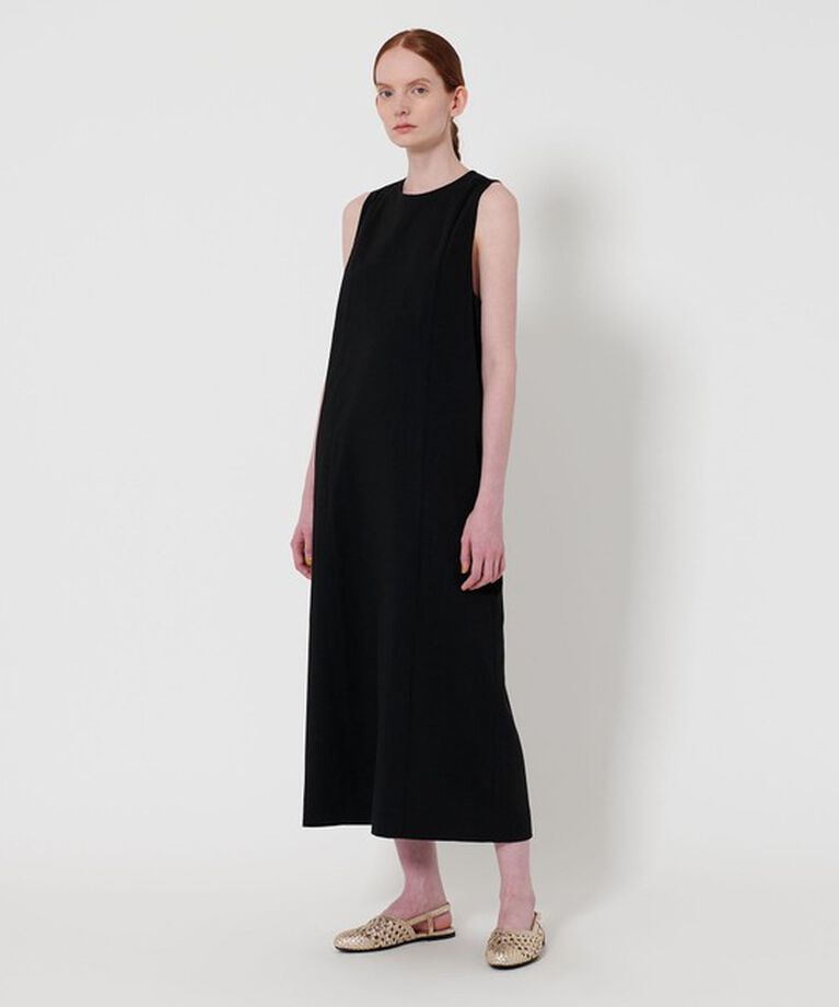 STEVEN ALAN「＜Steven Alan＞アメリカン スリーブ ワンピース」|ワンピース|BLACK