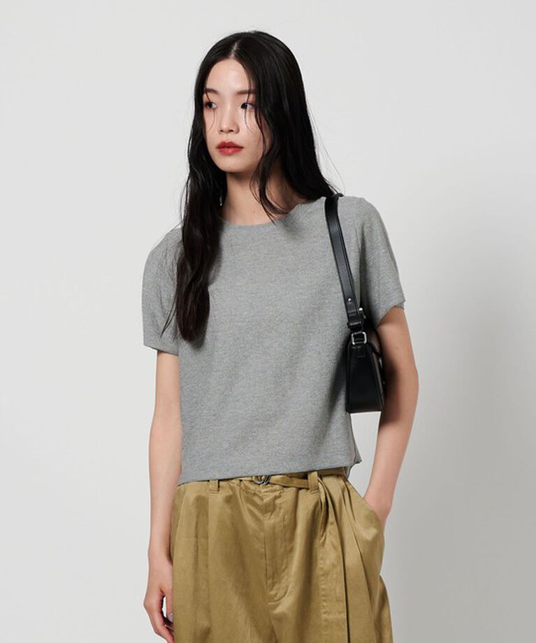 BEAUTY&YOUTH UNITED ARROWS「ラメ ショートスリーブ Tシャツ」|Tシャツ・カットソー|