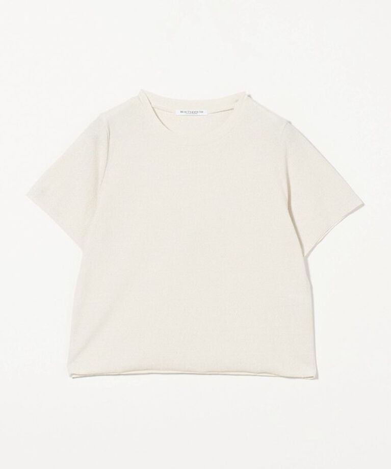 BEAUTY&YOUTH UNITED ARROWS「ラメ ショートスリーブ Tシャツ」|Tシャツ・カットソー|