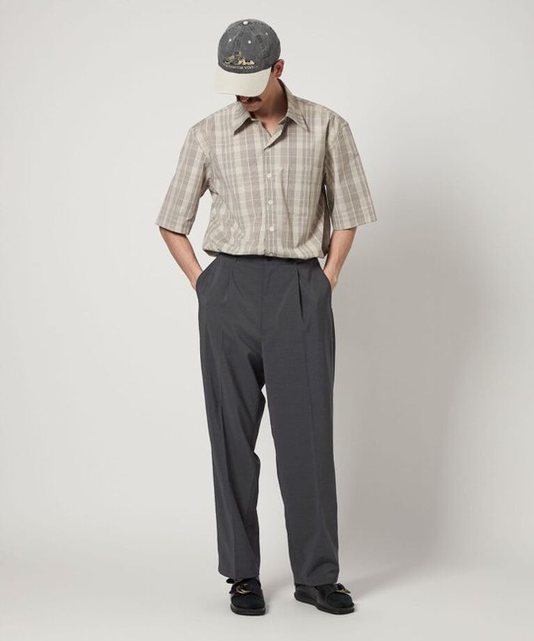 STEVEN ALAN「＜Steven Alan＞ RENULNN アウト ワンプリーツ スラックス」|スラックス|