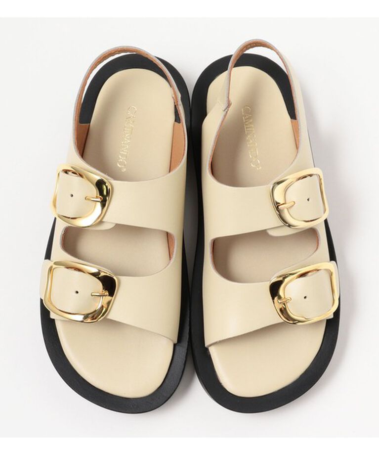 Demi-Luxe BEAMS 「CAMINANDO / ダブルバックル サンダル」|サンダル|