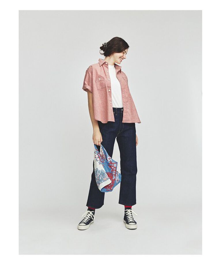 BEAMSBOY「orSlow × BEAMS BOY / 別注 No.8 RIDGID DENIM」|チノ|