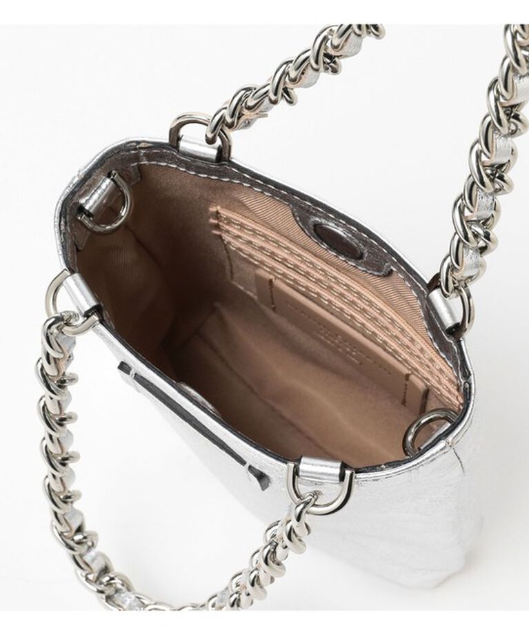 Demi-Luxe BEAMS 「GIANNI CHIARINI / CAMILLA メタリック レザートートバッグ」|トートバッグ|