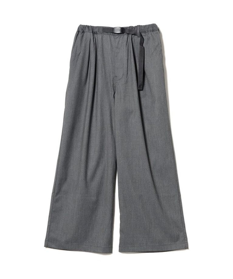 BEAMSBOY「Gramicci × BEAMS BOY / 別注 2プリーツ ワイド スラックス」|チノ|