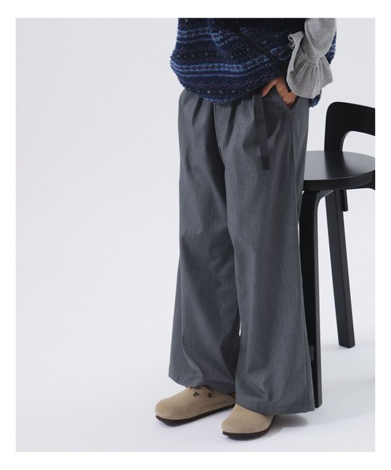 BEAMSBOY「Gramicci × BEAMS BOY / 別注 2プリーツ ワイド スラックス」|チノ|