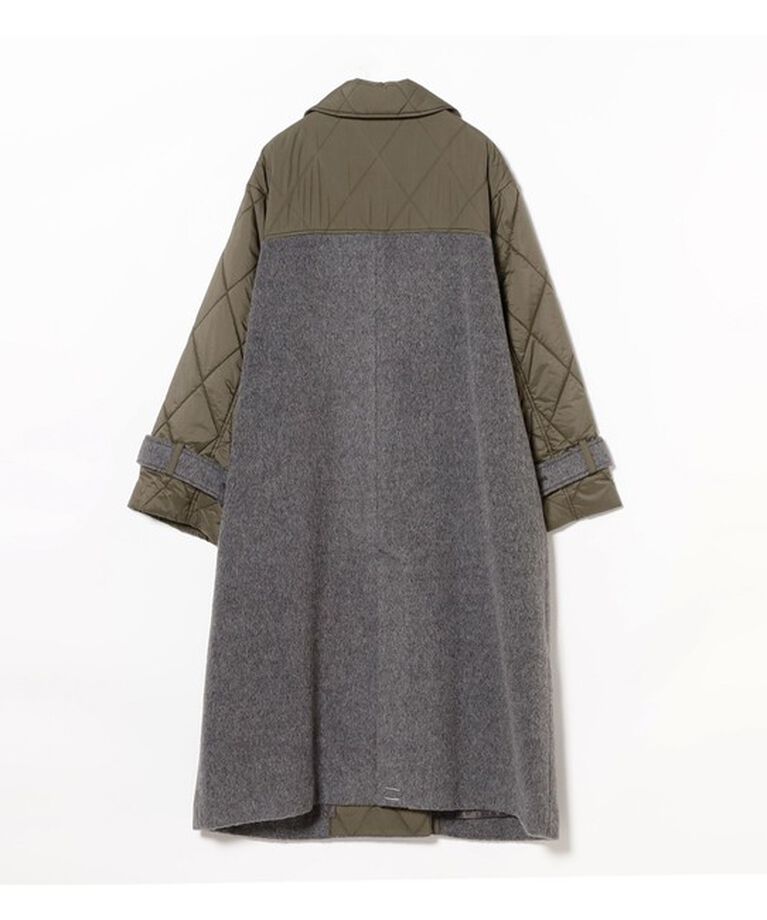 Ray BEAMS 「RBS / キルティング キリカエ コート」|ダッフルコート|