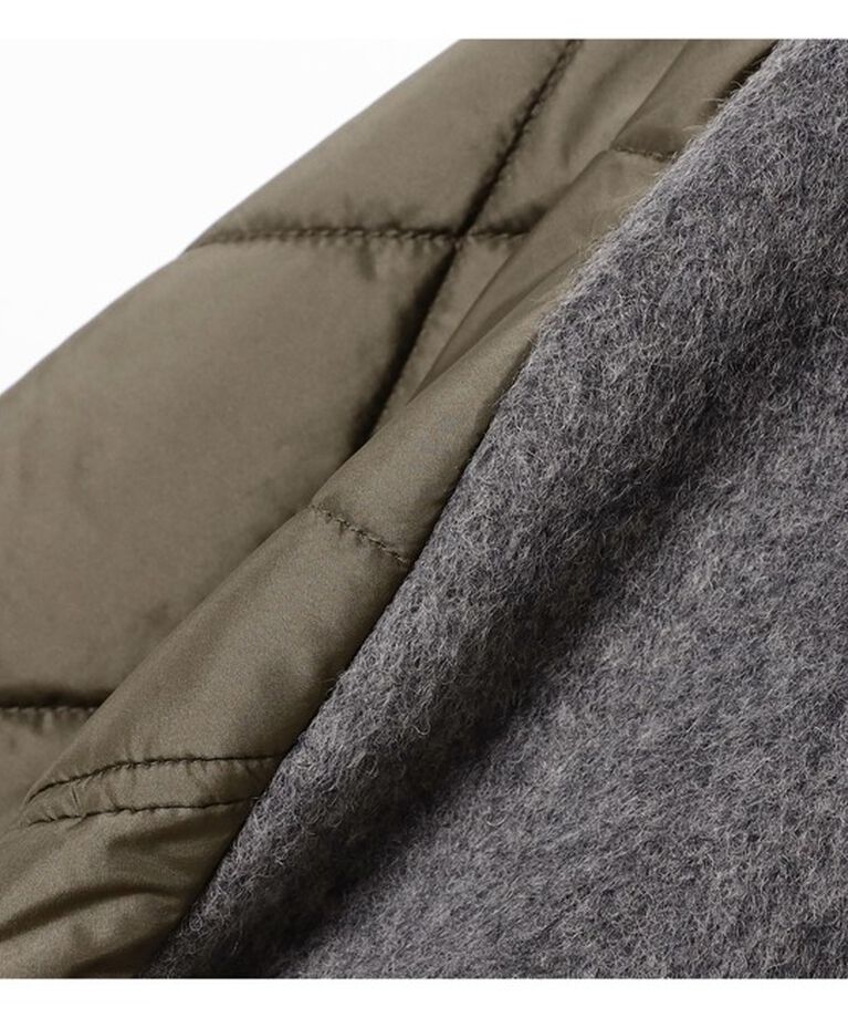 Ray BEAMS 「RBS / キルティング キリカエ コート」|ダッフルコート|