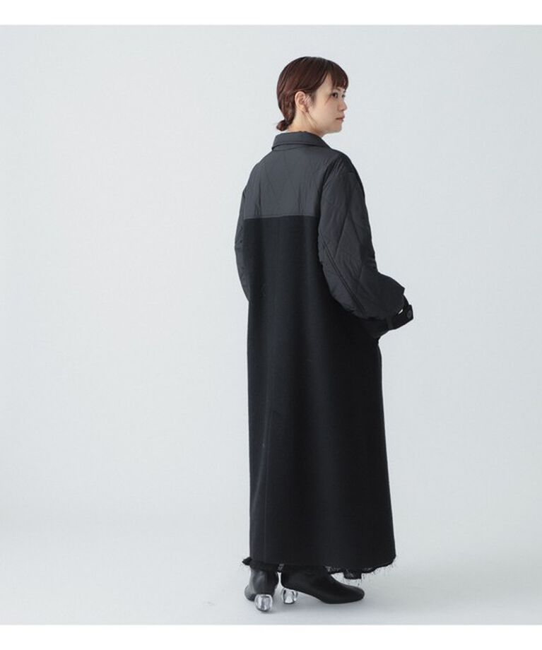 Ray BEAMS 「RBS / キルティング キリカエ コート」|ダッフルコート|