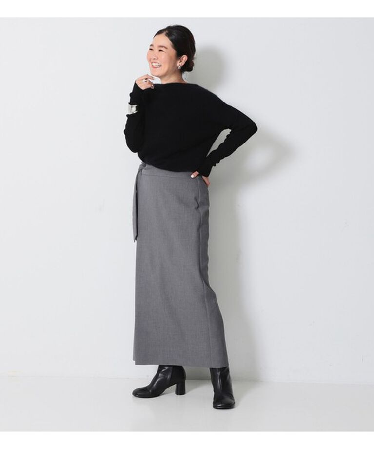 Demi-Luxe BEAMS 「LEE × Demi-Luxe BEAMS / ラップ ロングスカート .M」|スカート|