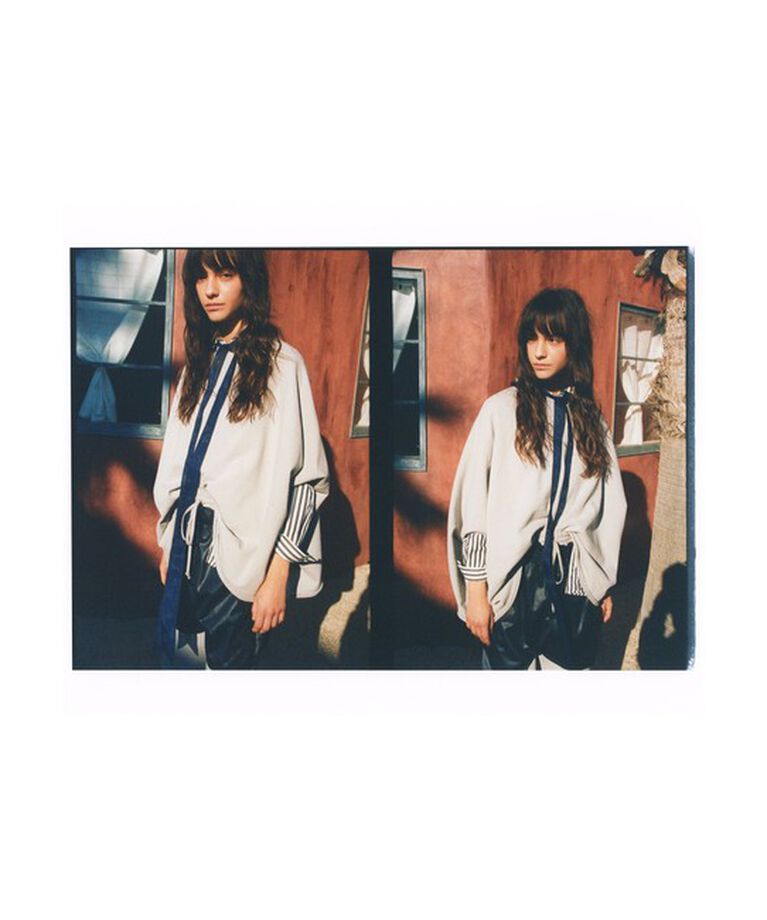 BEAMSBOY「maturely / ヘム カットオフ ポンチョ ジャージー」|Tシャツ・カットソー|