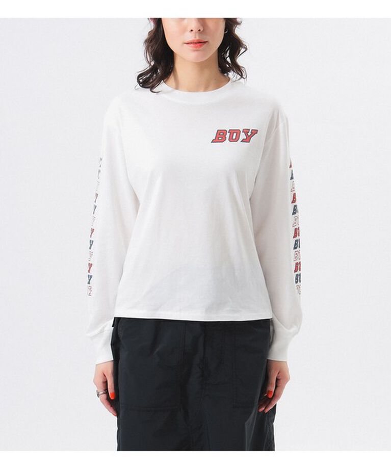 BEAMSBOY「ボーイ ロゴ ロング スリーブ」|Tシャツ・カットソー|