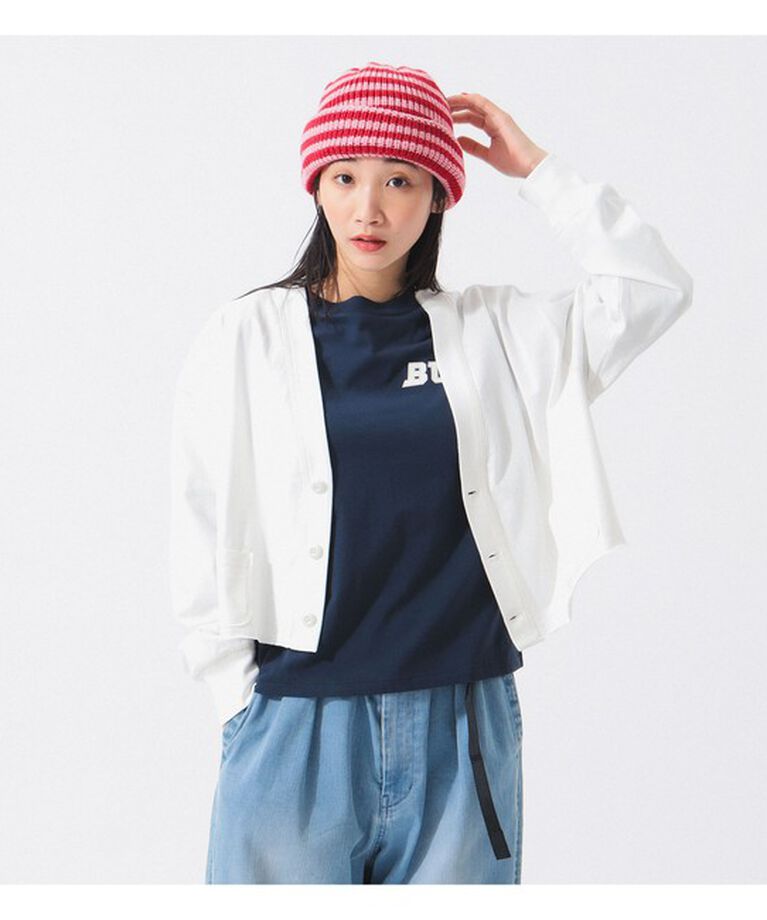 BEAMSBOY「カットオフ Vネック カーディガン」|Tシャツ・カットソー|