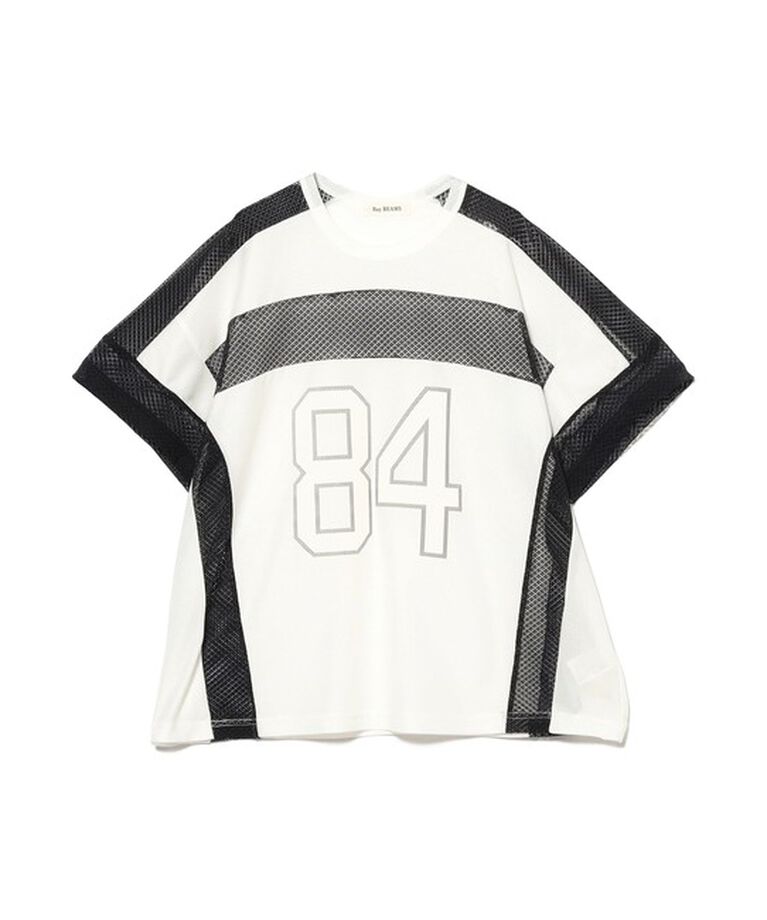 Ray BEAMS 「メッシュ ナンバーロゴ ビッグ Tシャツ」|Tシャツ・カットソー|