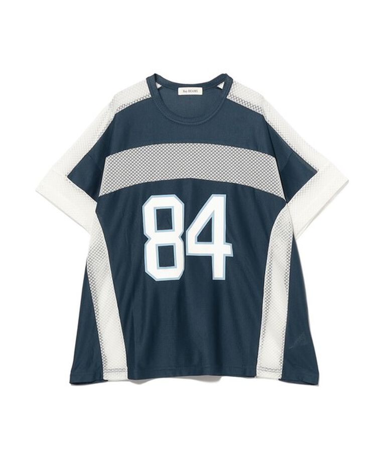 Ray BEAMS 「メッシュ ナンバーロゴ ビッグ Tシャツ」|Tシャツ・カットソー|