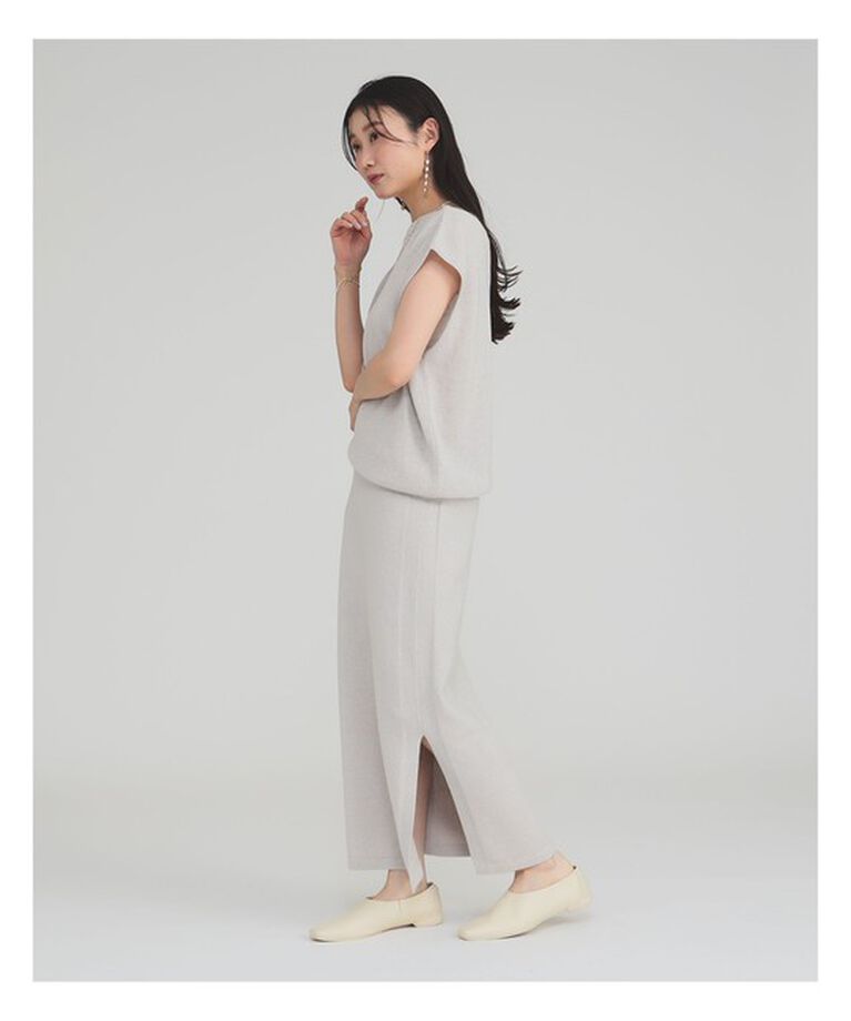Demi-Luxe BEAMS 「和紙 コットン タイト スカート」|スカート|