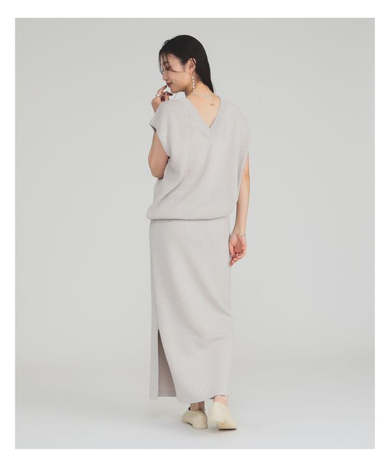 Demi-Luxe BEAMS 「和紙 コットン タイト スカート」|スカート|