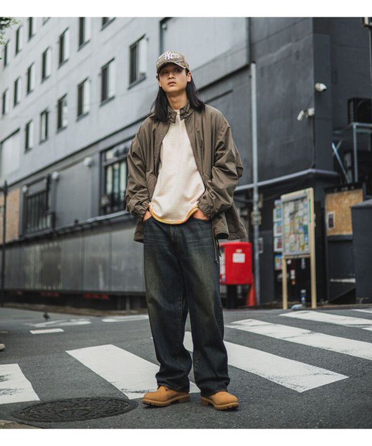 BEAMS「BEAMS / ワイドフィット デニムパンツ」|デニム|