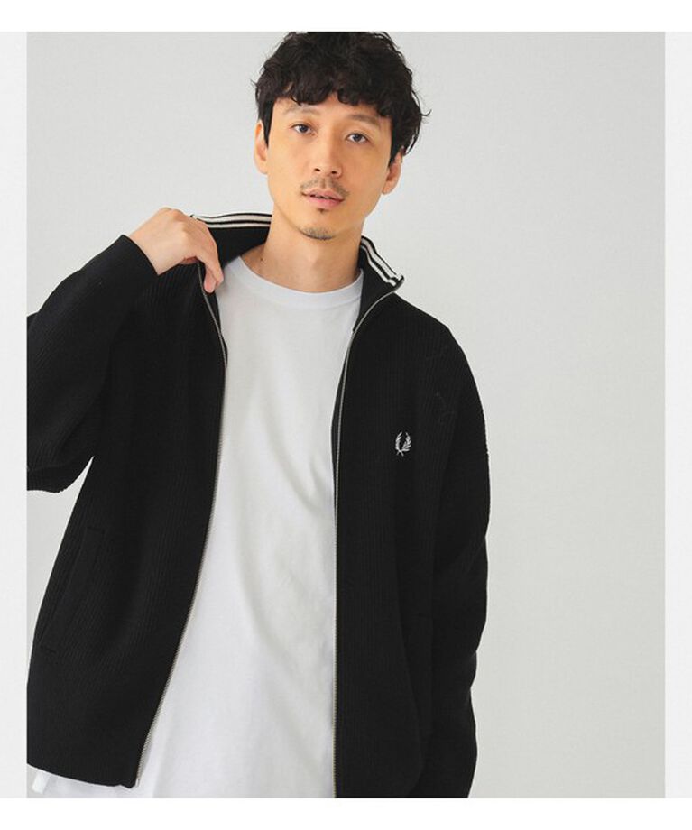 BEAMS「【別注】FRED PERRY / ドライバーズ ニット」|ニット・セーター|