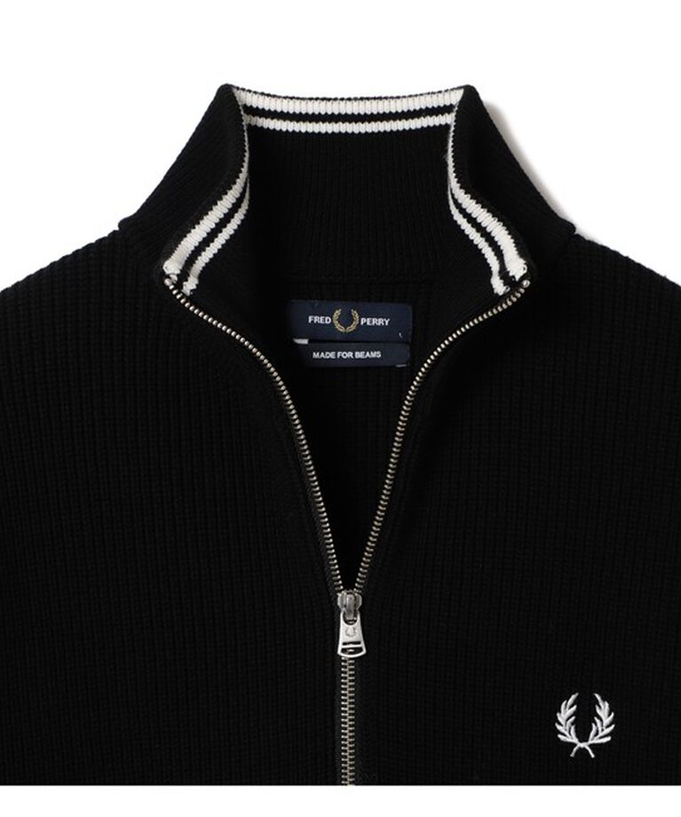 BEAMS「【別注】FRED PERRY / ドライバーズ ニット」|ニット・セーター|