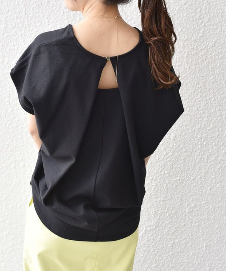 SHIPS for women「* オーガニックコットン ネック コクーン TEE◇」|Tシャツ・カットソー|