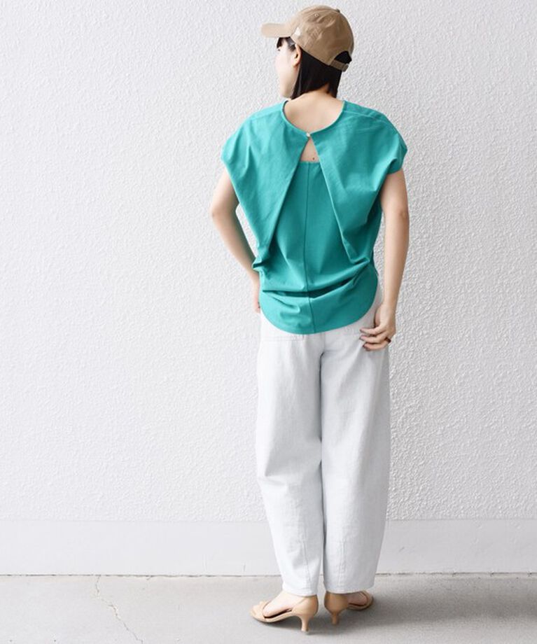 SHIPS for women「* オーガニックコットン ネック コクーン TEE◇」|Tシャツ・カットソー|
