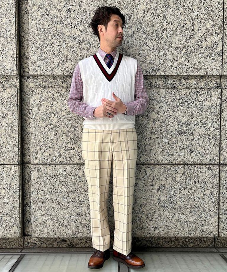 SHIPS「【Southwick別注】Alan Paine: Wool Cricket Vest」|ベスト・ジレ|