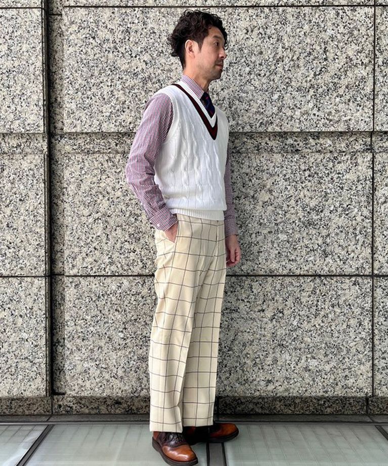 SHIPS「【Southwick別注】Alan Paine: Wool Cricket Vest」|ベスト・ジレ|
