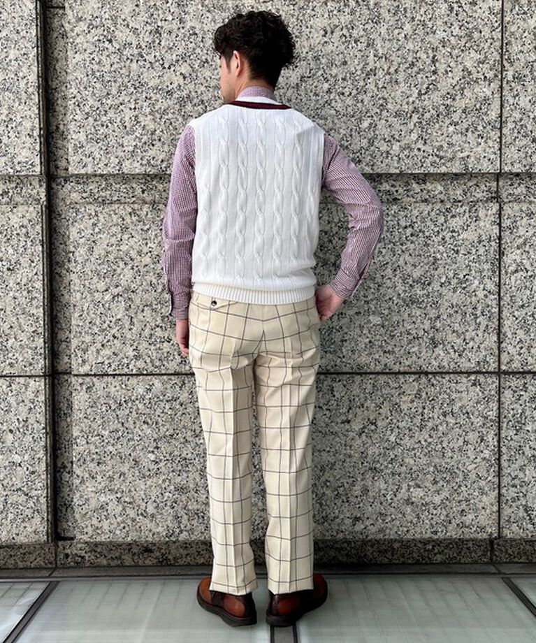 SHIPS「【Southwick別注】Alan Paine: Wool Cricket Vest」|ベスト・ジレ|
