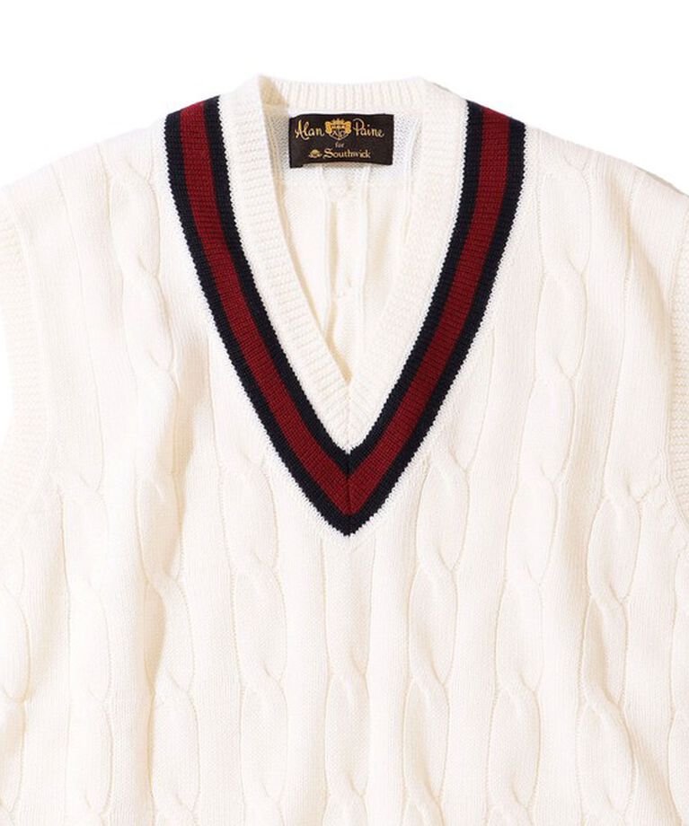 SHIPS「【Southwick別注】Alan Paine: Wool Cricket Vest」|ベスト・ジレ|